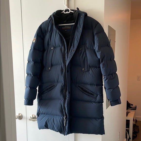 Triple Fat Goose Other - Triple FAT Goose Men's Navy Long Down Puffer Coat